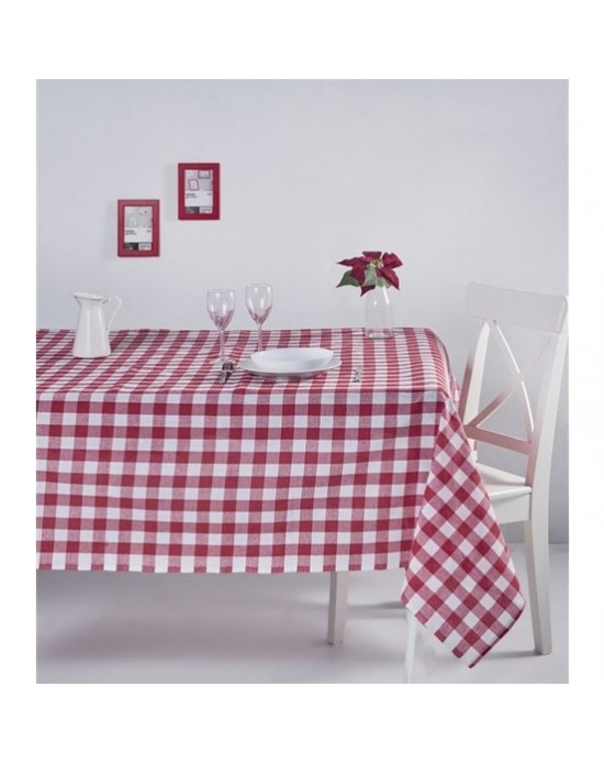 Dertsiz Masa Örtüsü 140x240 cm (Dikdörtgen) Kırmızı
